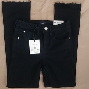 River Island Black Cropped Jeans 0 2